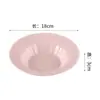 Plato de Fruta de Plástico, Diseño Floral Creativo, Plato Hondo Estilo Occidental, Plato para Snacks de Oficina, Plato de Frutos Secos para el Hogar, Plato de Fruta Estilo Crema
