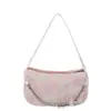 Bolso de Hombro Elegante, Suave y Sencillo para Mujer 2025 Primavera y Verano Diseño de Nicho Bolso de Axila Pequeño Satchel Jacquard