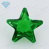 Huagang Gem Cinco Pontas De Vidro Verde Apontou Pedra Nua Artificial Verde Gem Anel De Vidro Verde Pulseira