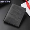 Cartera para hombre Artículos genuinos para hombre Cartera corta de cuero genuino Tarjetero Marca de moda Cuero vacuno Cartera de cuero para hombre Horizontal Negocios