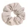Diademas para el cabello de estilo europeo y americano, de imitación de algodón y lino, color sólido, transpirables y simples, accesorios para el cabello de tela, disponibles en varios colores, scrunchies elásticos para el cabello para mujer