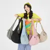 Bolso Cruzado Casual Estilo Coreano Transfronterizo Bolso Dumpling para Mujer Simple Color Sólido Estilo Perezoso Gran Capacidad Bolso de Hombro para Estudiante