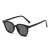 Gafas de sol marrones con montura negra para mujer, de alta calidad, estilo Little Red Book, resistentes a los rayos UV, modernas gafas de conducción GM.