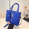 Bolso de viaje para mujer al trabajo, otoño e invierno 2024, nuevo bolso bandolera de hombro combinable, pequeño bolso cuadrado elegante