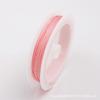 No. 72 hilos de jade encriptados de 0.8 mm de grosor hechos a mano DIY tejidos cuerda roja pulsera colgante material accesorios hilo para joyería