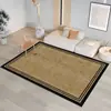 Tapete de sala de estar estilo europeu de veludo cristal transfronteiriço, almofada para sofá e mesa de centro, tapete de chão antiderrapante e resistente ao desgaste para quarto e escritório, toda a loja