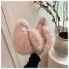 Bolso de Terciopelo de Felpa Transfronterizo para Mujer Gran Capacidad Nuevo Otoño e Invierno 2025 Bolso de Hombro Versátil de Felpa Bolso Dumpling