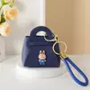 Llavero Transfronterizo Colgante de Dibujos Animados Cuerda Tejida Billetera Portátil Accesorios Populares para Mochila Japoneses y Coreanos