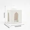 MM3D004-017 Ornamento de castiçal luminoso do Oriente Médio transfronteiriço, luz de velas em tons quentes, cria um ambiente atmosférico, decoração de mesa