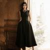 Vestido Negro Pequeño Vietnamita 2026 Nuevo Estilo Princesa Socialité Vestido Abullonado Fiesta de Cumpleaños Vestido de Noche Minivestido Estilo Europeo y Americano