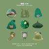 Sombrero infantil Qiunan, verde, de invierno, coreano, nuevo, para hombre y mujer, gorro de algodón para bebé, gorro con protección auditiva para bebé