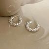 Aretes minimalistas de metal para mujer, joyería vintage simétrica, estilo bohemio