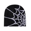 Gorro de Punto Jacquard Popular Transfronterizo con Telaraña Cálido Lana para Exteriores Resistente al Frío Unisex en Stock