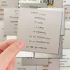 96 Peças de Adesivos para Jogo de Colagem Frase-para-Poema, Ins Simples Criativo Texto DIY Adesivos de Decoração para Diário à Prova d'Água