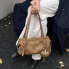 2026 Bolso Boston de Color Bloque de Gran Capacidad Nuevo para Mujer de Mano Casual Moderno para Viajes Diarios Bolso Cruzado Simple