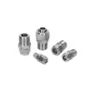 Terminal Recta de Giro Rápido para Manguera de Aire Manguera de Tubo PU Tubo Ptfe Conector Rápido Tipo Hembra de Bloqueo Rápido