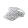 Gorra de Béisbol Abierta de Marca de Moda Transfronteriza, Sombrero Casual con Pedrería, Sombrero Topless, Sombrero de Pedrería Acrílica, Sombrero para el Sol para Exteriores