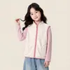 Tutu Elefantito Ropa Infantil Chaleco para Niñas 2026 Otoño/Invierno Nuevo Estilo Chaleco Cálido sin Mangas de Doble Cara de Forro Polar Ropa Exterior