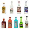 Mini Botella Pequeña de Vino Vino Simulado Resina Botella Pequeña DIY Funda para Teléfono Móvil Accesorios de Pegamento en Crema Adornos Materiales para Joyería