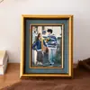 Moldura para Foto Estilo Europeu Retrô Americano Moldura Vazia Mesa 6 polegadas Resina 10 polegadas 16 polegadas Pintura a Óleo Moldura para Pendurar na Parede Qualquer Tamanho