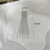 Clip de pelo de borla de lazo directo de fábrica material de decoración cadena de garra de diamantes de imitación accesorios para ropa accesorios accesorios DIY mujeres