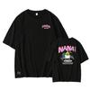 Camiseta de manga corta para hombre y mujer, nueva colección 2024, con estampado de grupo musical, holgada y a la moda, para parejas adolescentes.
