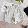 Shorts Deportivos Casuales de Secado Rápido y Transpirables Lulu Bling Modelo de Contraste Corte Holgado de Cintura Alta para Mujer
