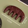 Peine Masajeador de Incienso de la Dama Huai, Peine Perfumado, Peine para el Cabello con Cuentas de Incienso Antiguas Hecho a Mano, Peine de Medicina Tradicional China con Carácter de Bendición