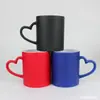 Venta al por mayor de fábrica Tazas blancas de cerámica personalizadas Fabricación de patrones fotográficos Tazas que cambian de color Logo de color personalizado Tazas de dropshipping