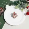 Mini Presilhas de Cabelo de Natal Transfronteiriças Europeias e Americanas, Grampos de Cabelo de Árvore de Natal e Papai Noel, Acessórios de Cabelo Festivos Simples e Modernos para Festas