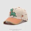 Gorro para bebé niño para primavera y otoño, dinosaurio lindo, súper adorable, gorra de béisbol con visera para niñas de otoño e invierno, gorra de pico personalizada para niños