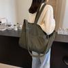 Bolsa de estudante de grande capacidade para viagens internacionais Bolsa de ombro casual feminina Bolsa de outono e inverno Nova bolsa leve e elegante Bolsa de viagem