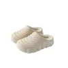 Pantuflas de algodón impermeables, cómodas y cálidas de EVA para mujer, nuevo estilo otoño/invierno 2026, engrosadas y forradas de felpa para uso en interiores, con suela suave