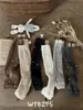 WTB275 Calcetines Nuevos de Otoño para Niños, Calcetines de Perlas Apiladas para Bebé, Calcetines Versátiles de Moda Estilo Princesa