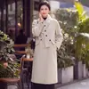 Abrigo de otoño transfronterizo para madres, rejuvenecedor 2026, abrigo versátil casual de corte ajustado talla grande para mujeres de mediana edad y mayores para otoño e invierno