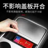 Adecuado para la Nueva Versión del Model 3/Y de Tesla, Caja de Almacenamiento en la Consola Central, Caja de Reposabrazos de Tres Piezas, Almacenamiento Oculto