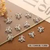 Nuevas Decoraciones para Uñas con Moños Estilo Lujo Ligero Aleación K Blanca Mariposas Cintas Uñas Portátiles Accesorios Metálicos Hechos a Mano DIY