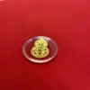 Adesivo de Celular Shuibeicai Ouro 999 Ouro Puro Princesa Por Favor Enriqueça Gato da Sorte Folha de Ouro Puro Venda Direta da Fábrica