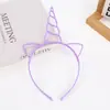 Diademas de Cabeza de Unicornio Transfronterizas Accesorios para el Cabello Europeos y Americanos Diademas para Fiesta Diademas de Cumpleaños Diademas de Cumpleaños Infantiles Accesorios para el Cabello al por Mayor