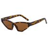 Nuevas Gafas de Sol Retro Ojo de Gato Europeas y Americanas Transfronterizas Poligonales de Montura Pequeña Gafas Color Caramelo Gafas de Sol Femeninas M320
