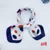 Bufanda Estampada de Moda Outlet de Fábrica Bufanda Pequeña de Seda Bufanda Cuadrada para Mujer Princesa Coreana Joker Delgada 50X50 Banda para el Cabello Moderna