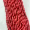 Bambú Marino Prensado en Polvo 4*8mm Imitación Coral Natural Cuentas de Bambú para Collar Pulsera DIY Cuentas Sueltas Cuentas en Hilo Accesorios Semi-Terminados
