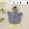 Toalla de Mano Grande de Ganso, Toalla Absorbente de Coral Fleece para Colgar para Baño y Cocina, Toalla de Mano para Niños