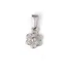 Colgante Retro DIY Transfronterizo Europeo y Americano Acero Inoxidable Electrochapado 24K Flor Estrella Polar Geométrico Joyería Accesorios para Collares