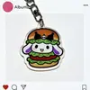 Chaveiro de Acrílico Transparente Dupla Face Desenho Animado Fofo Cinnamoroll de Mercadoria Sanrio Japonesa Transfronteiriça