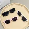 Gafas de Sol Cat-Eye para Mujer, Estilo Ins de Moda de Verano, Adelgazantes, Gafas de Sol de Influencer de Moda para Tiktok, Gafas de Moda con Protección UV