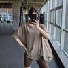 Conjunto de Yoga Verão Novo Tamanho Grande Emagrecimento Secagem Rápida Respirável Fenda Comprimento Médio Roupa de Corrida Fitness para Sair