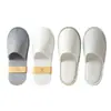 Pantuflas desechables del mismo estilo que las de hoteles y B&Bs, calidad hotelera, engrosadas, antideslizantes, para uso en casa, invitados, salones de belleza, al por mayor