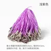 Cordón de Teléfono de Bucle Único Colorido, Accesorio DIY, Cuerda para Colgar Muñeca de Color Sólido, Cuerda para Colgante Hecho a Mano para Juguete