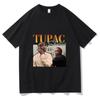 Camiseta Rapper Tupac 2Pac Masculina Feminina Moda Verão Oversized